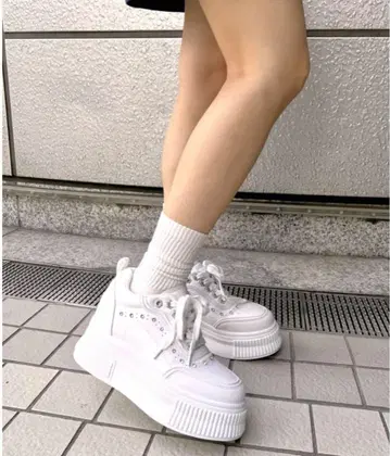 [ R&E ] 비쥬 데코 통굽 스니커즈