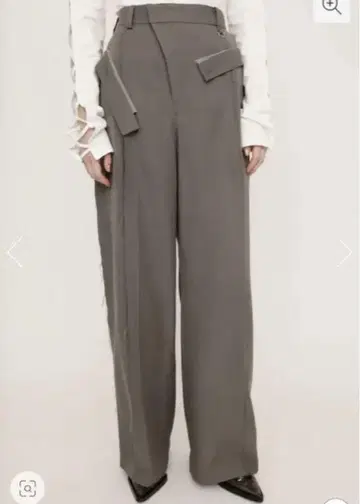 SLY CUT OFF WAIST STRAIGHT 팬츠 1 GRY