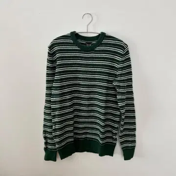 GAP 보더 니트 그린