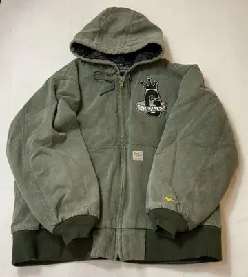 A/W 마크곤잘레스 후드 부착 블루종 안감 퀼팅 XL
