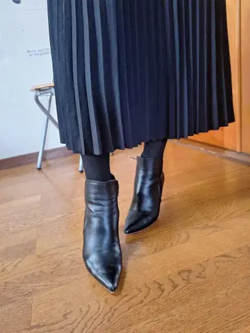 다이애나 숏부츠 블랙 24cm