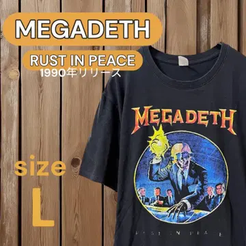 MEGADETH 'RUST IN PEACE' 빈티지 라이크 T셔츠