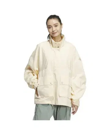 adidas 크림색 자켓 블루종