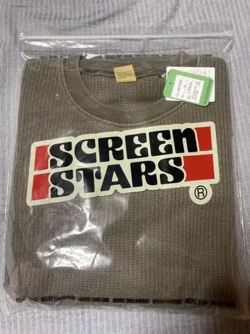 새상품 미사용/SCREEN STARS x WAIPER 크루넥 써멀