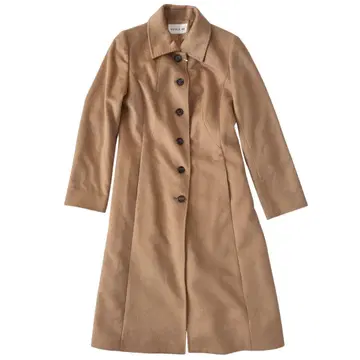 STYLEME 스타일미 롱 코트 캐시미어 100% 카멜 L 사이즈