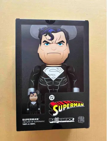 BE@RBRICK SUPERMAN 100% & 400% c