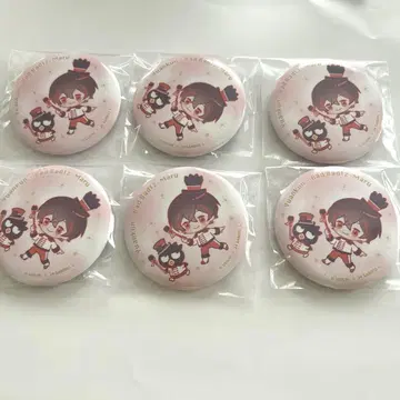 컬러풀 피치 산리오 캔뱃지 유안 군 6점 묶음 판매