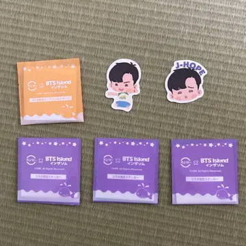 스시로 콜라보 BTS Island 스티커 아크릴 스탠드 미개봉 새상품