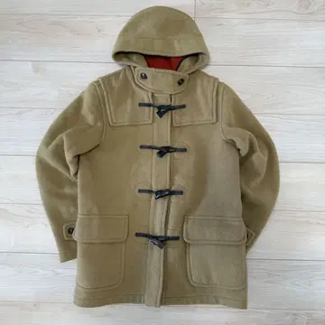 LONDON Tradition 울 베이지 더플 코트 16