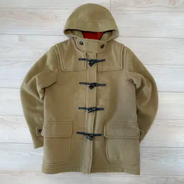 LONDON Tradition 울 베이지 더플 코트 16