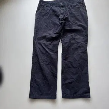 IGNIO 네이비 골프 팬츠 앞 버튼 포함 가을 겨울용