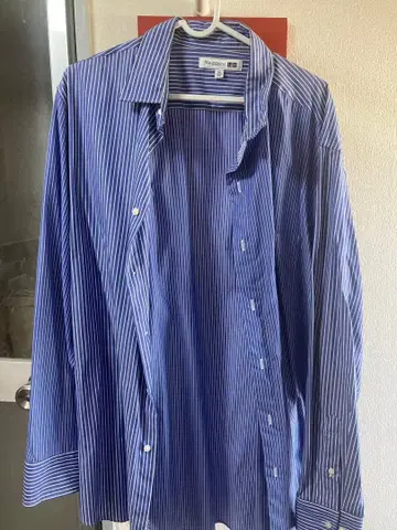 JW ANDERSON UNIQLO XL 블루 화이트 스트라이프