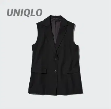 UNIQLO 유니클로 롱베스트 블랙 M