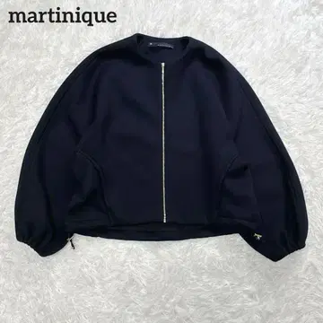 24AW 마르티니크 종이상자 지퍼 블루종 다크 네이비 노카라