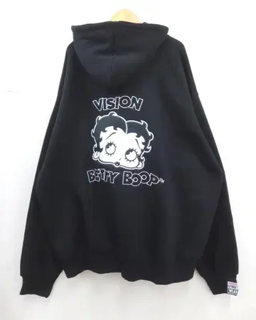 미사용 VISION x betty boop 속기모 ZIP 후드티