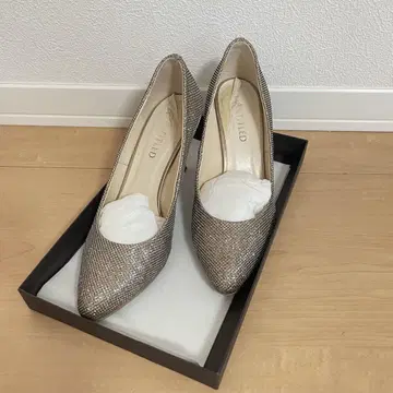 untitled 골드 펌프스 24.0cm