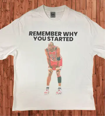미착용 Michael Jordan T셔츠 화이트 L 사이즈