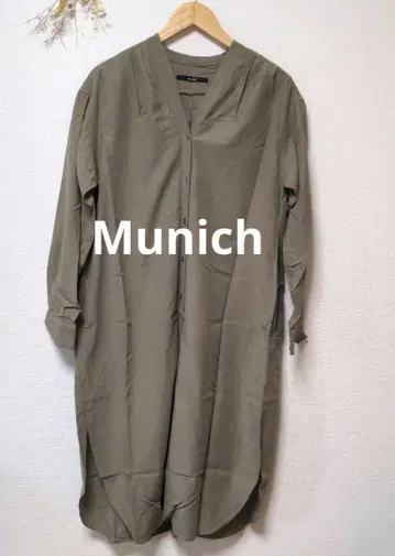 Munich 뮤닉 셔츠 원피스 무지 심플 린넨
