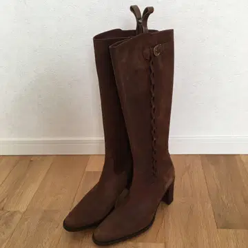 롱 부츠 브라운 23cm