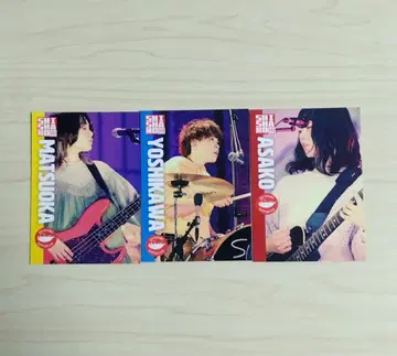 SHISHAMO 트레이딩 카드와 타월