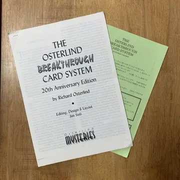 THE OSTERLIND BREAKTHROUGH CARD SYSTEM