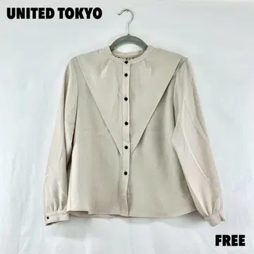 W0561S UNITED TOKYO 노카라 블라우스