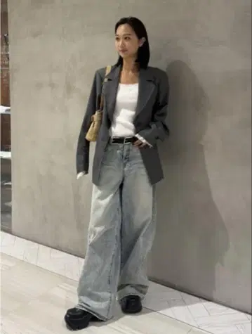 SLY WIDE LEG PT-C 와이드 데님