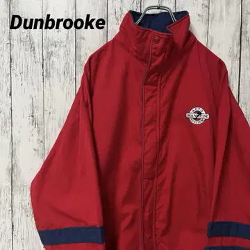 C2584 Dunbrooke USA 나일론 자켓 레드 자수