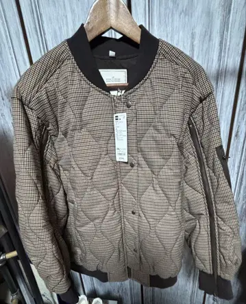 GU 록 콜라보 퀼팅 블루종 3XL 새상품