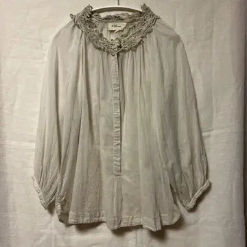 ETOILE ISABEL MARANT 레이스 칼라 블라우스