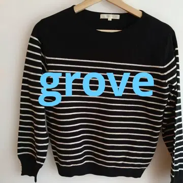 grove 스트라이프 니트 스웨터 S