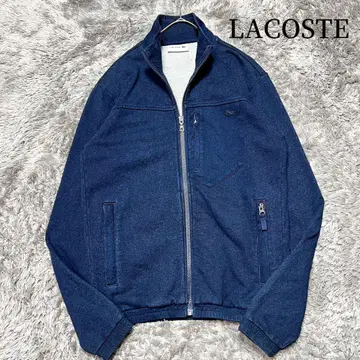 라코스테 인디고 데님 집업 자켓 블루종 S 상당 새상품급