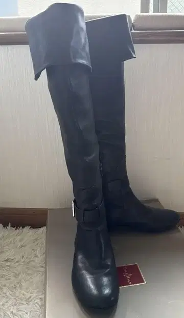 [ 새상품급 ] 2way 천연 가죽 부츠
