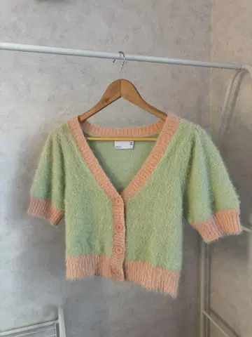 2주 한정 판매 ASOS 민트 그린 핑크 가디건