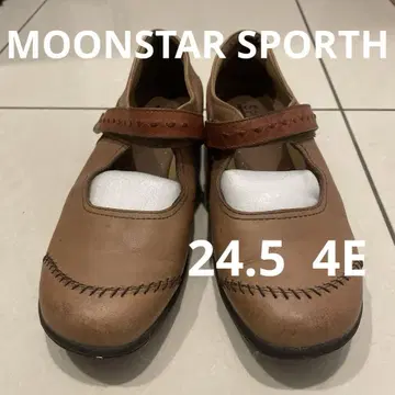 일본제 MOONSTAR SPORTH 천연 가죽 컴포트 슈즈