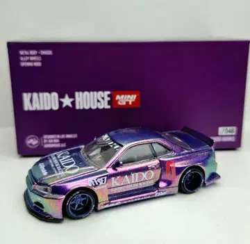 MINIGT KAIDO HOUSE R34 스카이라인 도금