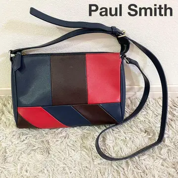 폴스미스 숄더백 가죽 패치워크