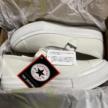 미사용 CONVERSE ALL STAR 귀여운 디자인 화이트