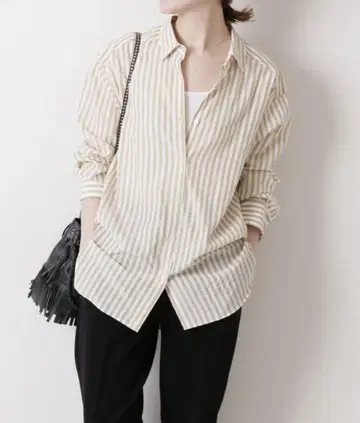 Spick & Span 스픽 앤 스팬 에어리 튜닉 셔츠