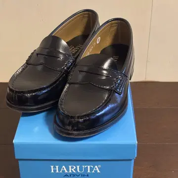HARUTA ARVIN 블랙 로퍼 23EE
