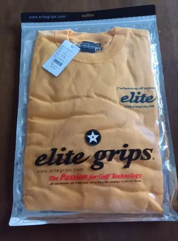 elite grips 골프 스웨터 옐로우 컬러 4L