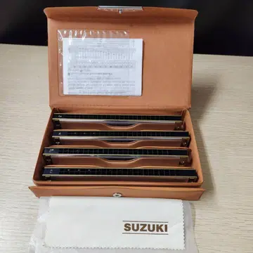 SUZUKI 하모니카 4본 세트 Am A C# C조