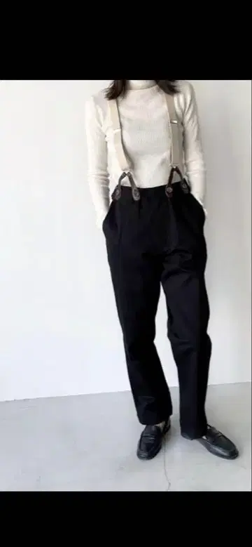 arc x CANAL JEAN x kayo 서스펜더 치노 팬츠
