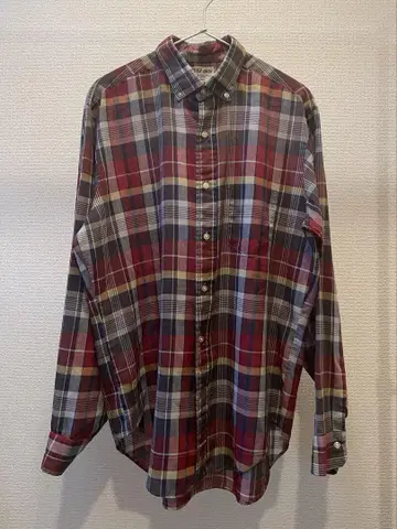 새상품급 60s 캠퍼스 버튼 다운 셔츠 체크