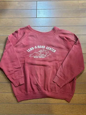 60s 래글런 맨투맨 겨드랑이 가제트 4본침