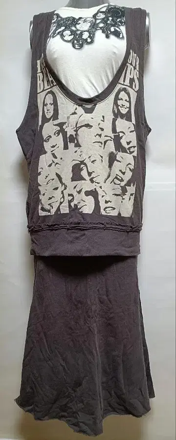 Hysteric Glamour 맨투맨 타이트 스커트 셋업