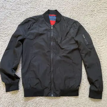 ZARA MAN MA-1 블랙 자켓 S