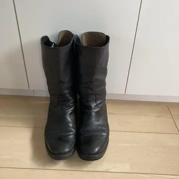 사토레 블랙 엔지니어 부츠 지퍼 포함