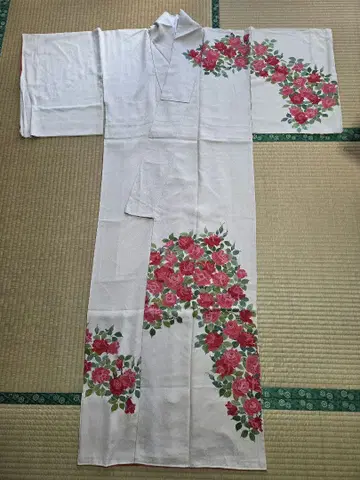 츠케사게 아이보리에 장미