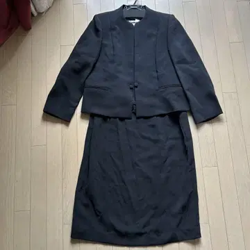19호 도쿄 소와르 블랙 포멀 원피스와 자켓 세트